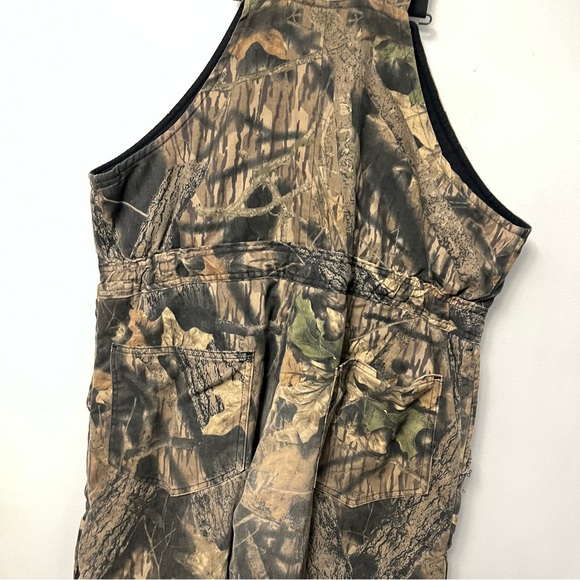 VTG CAMO OVERALLS REAL TREE CAMOUFLAGE HUNTING OUTDOOR AOP PANTS CARGO MOSSY OAK - Picture 10 of 13